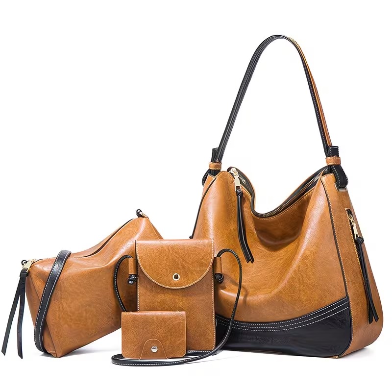 Phone Bag Crossbody - Kadın Çanta Seti - 4 Parçalı