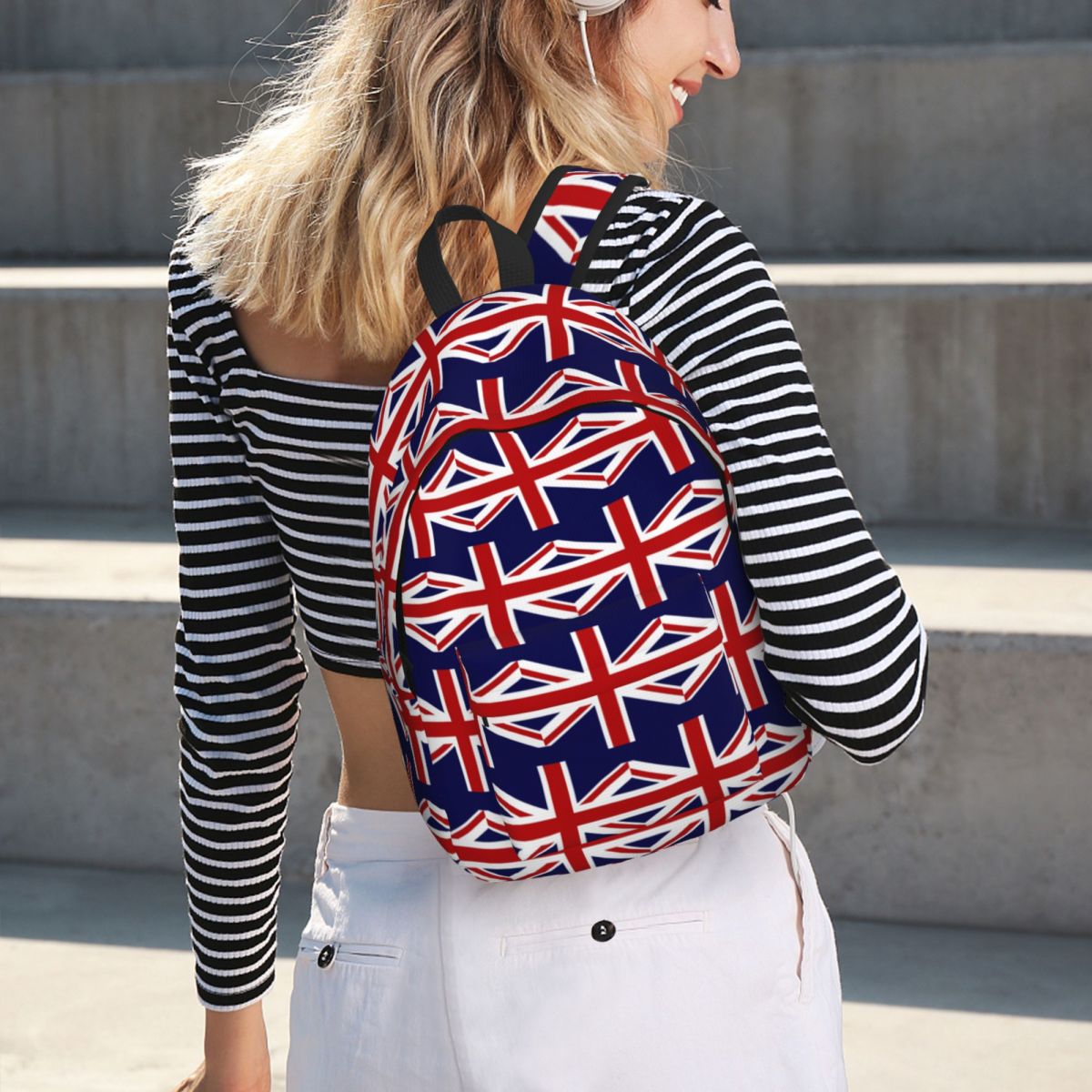 Women Bags Uk Sale - Union Jack İngiltere Bayrağı Sırt Çantası