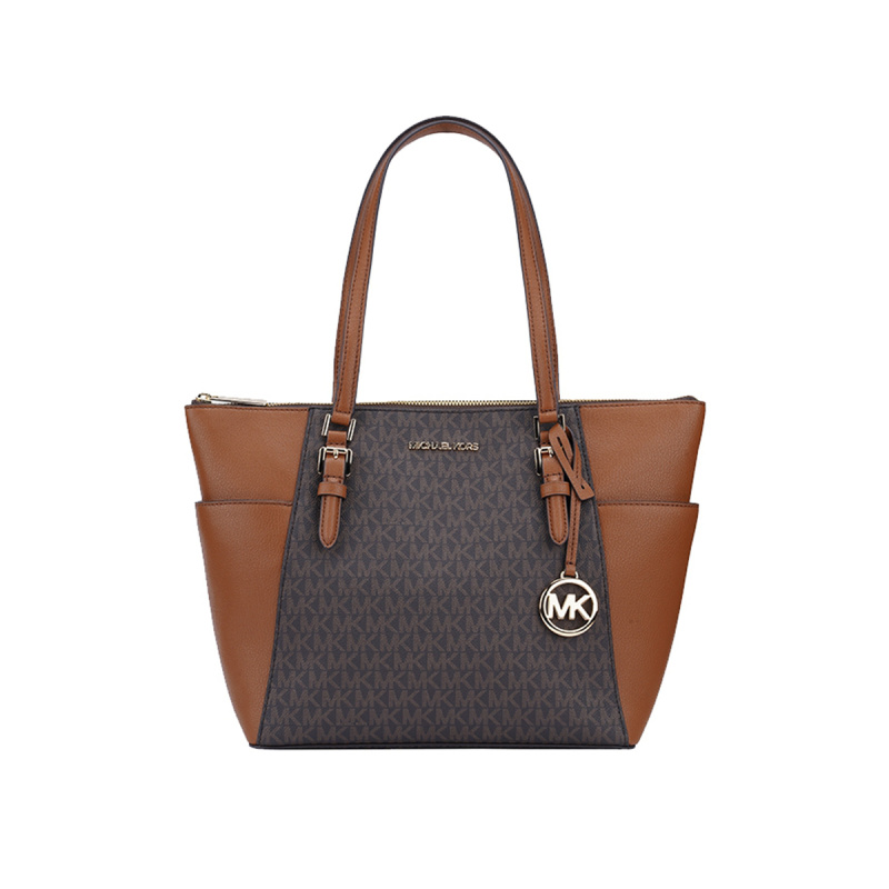 Women'S Tote Bags Michael Kors - Michael Kors Ole CHARLOTTE Büyük PVC
