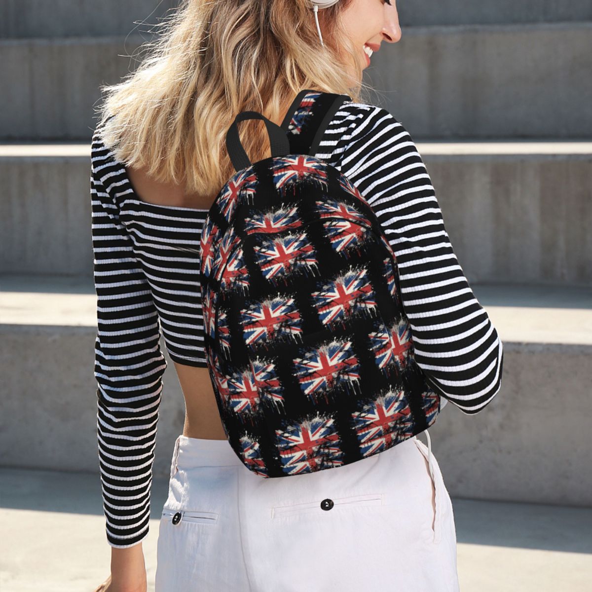 Women Bags Uk Sale - Union Jack İngiltere Bayrağı Sırt Çantası