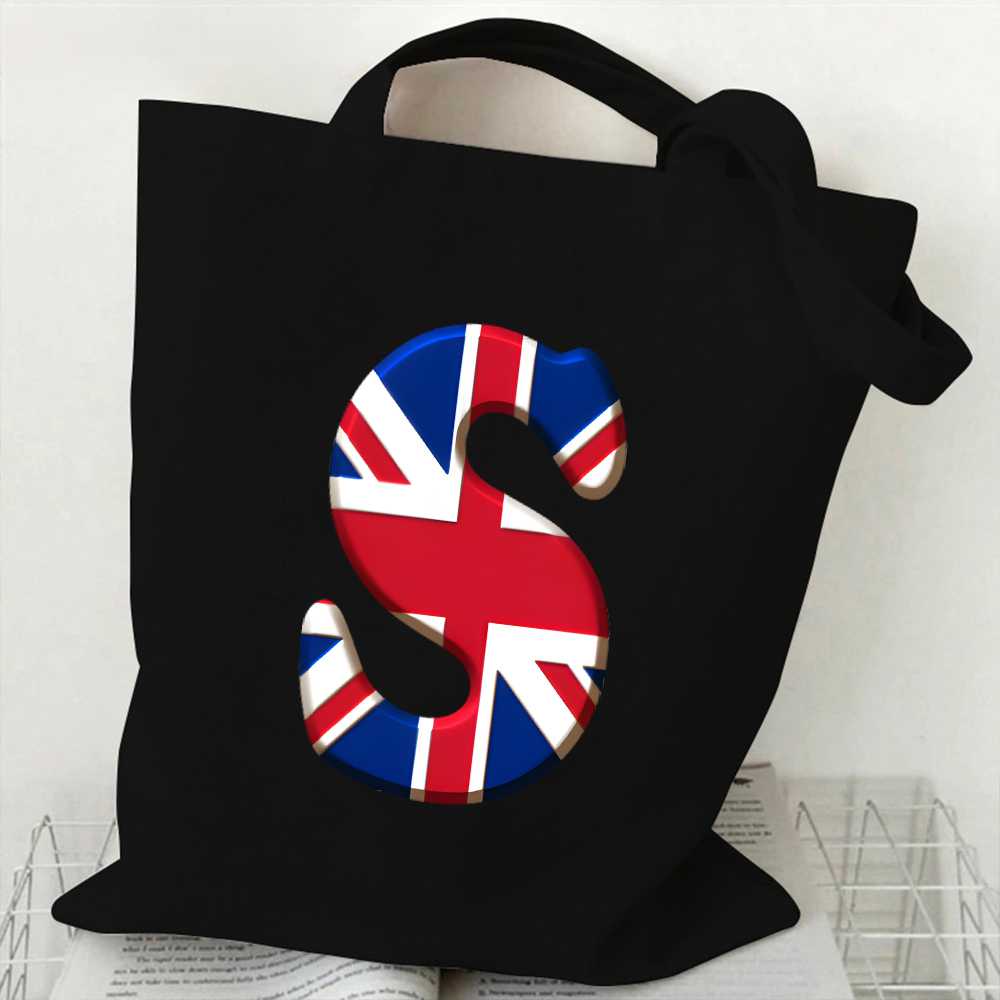 Women Bags Uk - A'dan Z'ye 26 Harfli Kanvas Bez