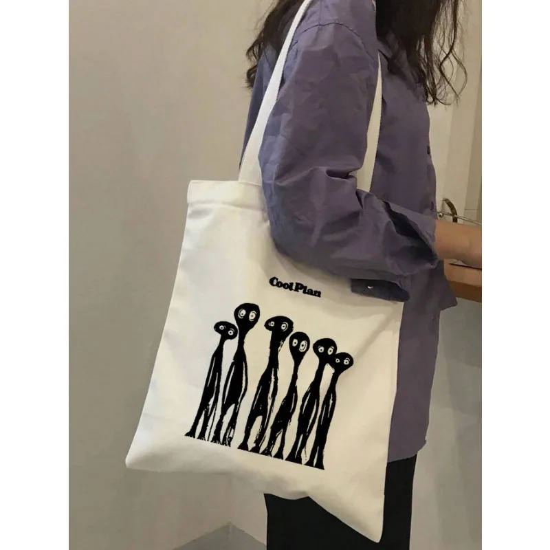 ROMWE Kawaii Yay Desen Kanvas  - Shopper Tote Canvas incelemesi ve fiyatı