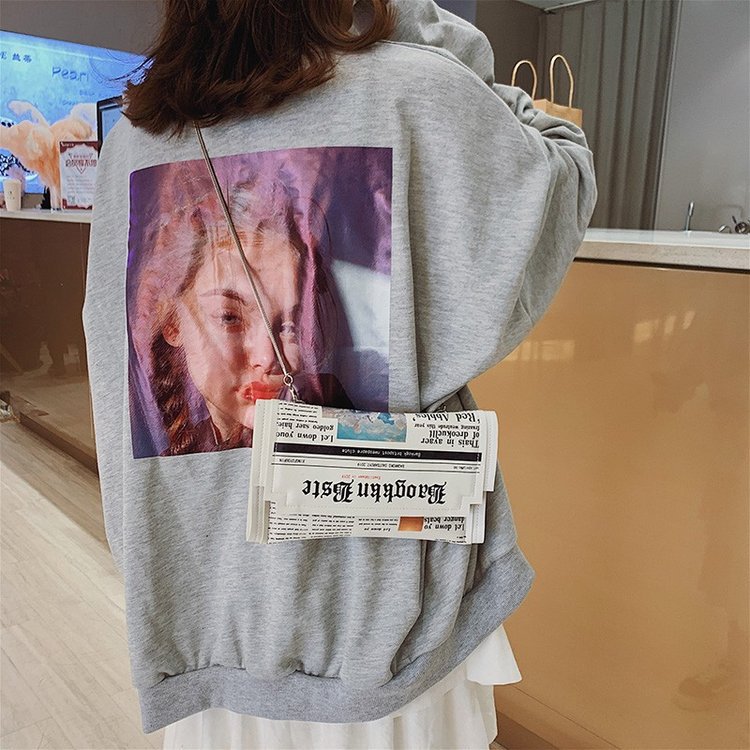 Gazete modelleme günü el çanta - Flap Bag Envelope incelemesi ve fiyatı