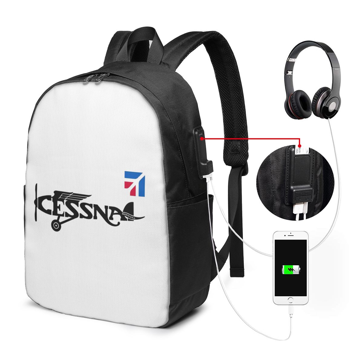 Cessna Logo Sırt Çantası Seyah - Women Bags For Laptop incelemesi ve fiyatı