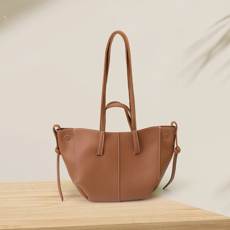 Kahverengi Kanat Tasarımlı Tot - Top Handle Structured incelemesi ve fiyatı