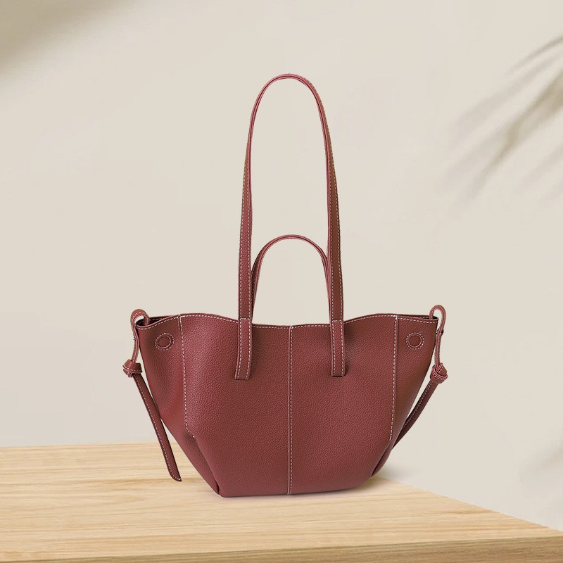 Kahverengi Kanat Tasarımlı Tot - Top Handle Structured incelemesi ve fiyatı