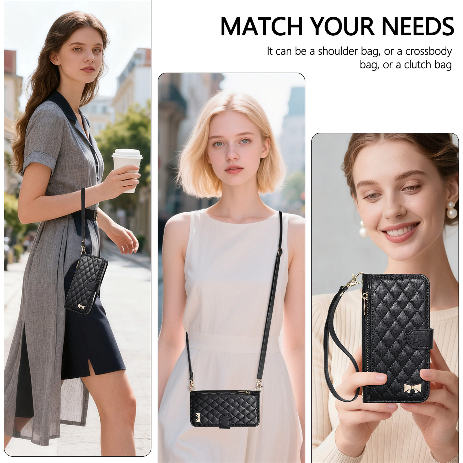 PU Deri Fermuarlı Çapraz Askıl - Phone Bag Crossbody incelemesi ve fiyatı