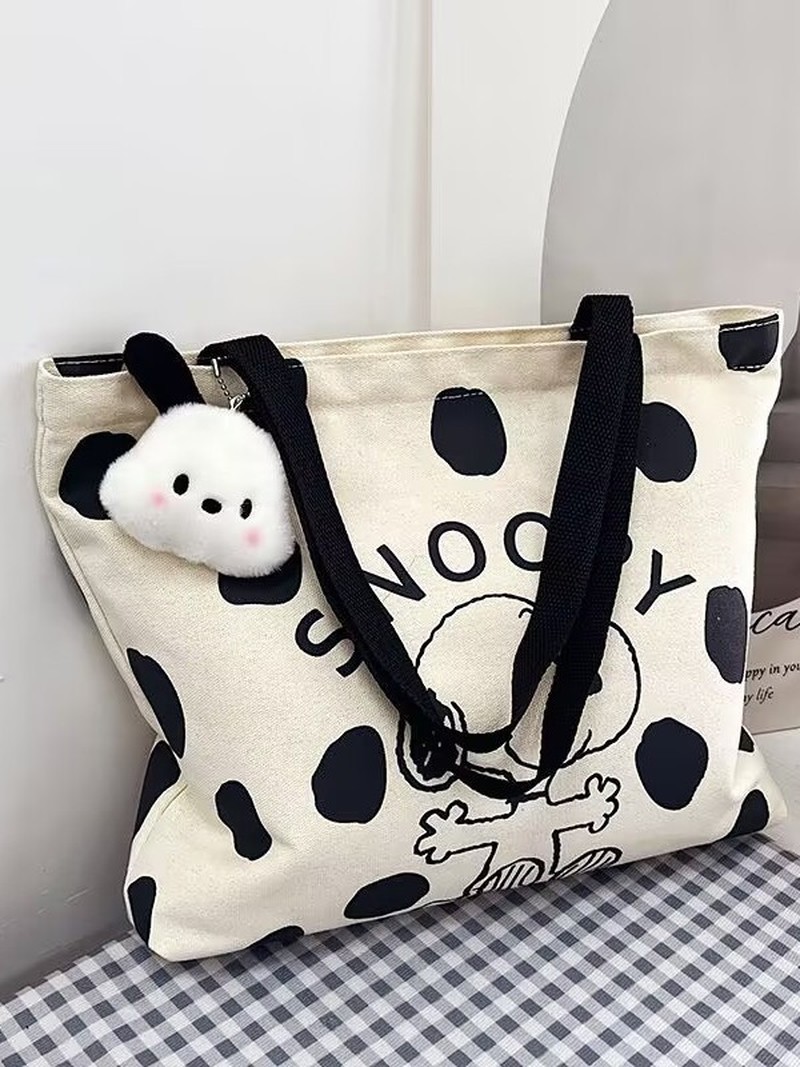 Karikatür Snoopy Kanvas Omuz Ç - Shopper Tote Canvas incelemesi ve fiyatı