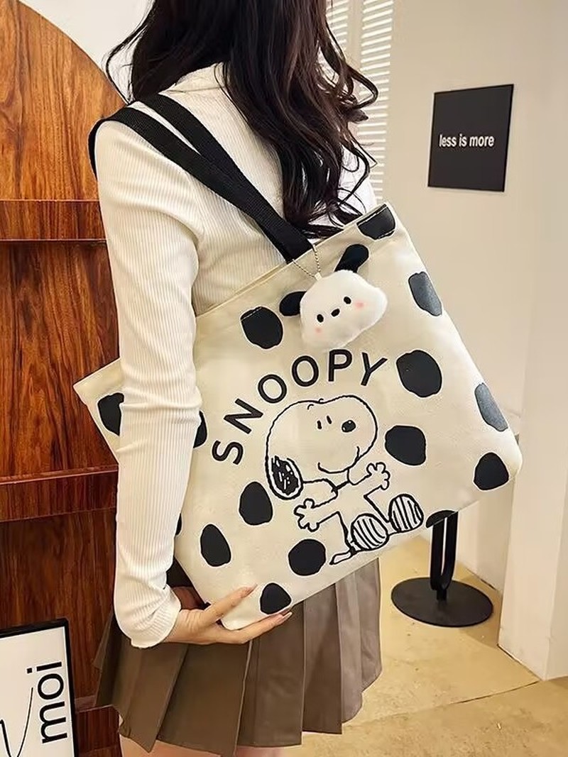 Karikatür Snoopy Kanvas Omuz Ç - Shopper Tote Canvas incelemesi ve fiyatı