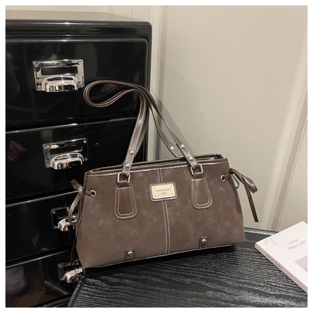 Minimalist Suni Deri Tote Çant - Top Handle Structured incelemesi ve fiyatı