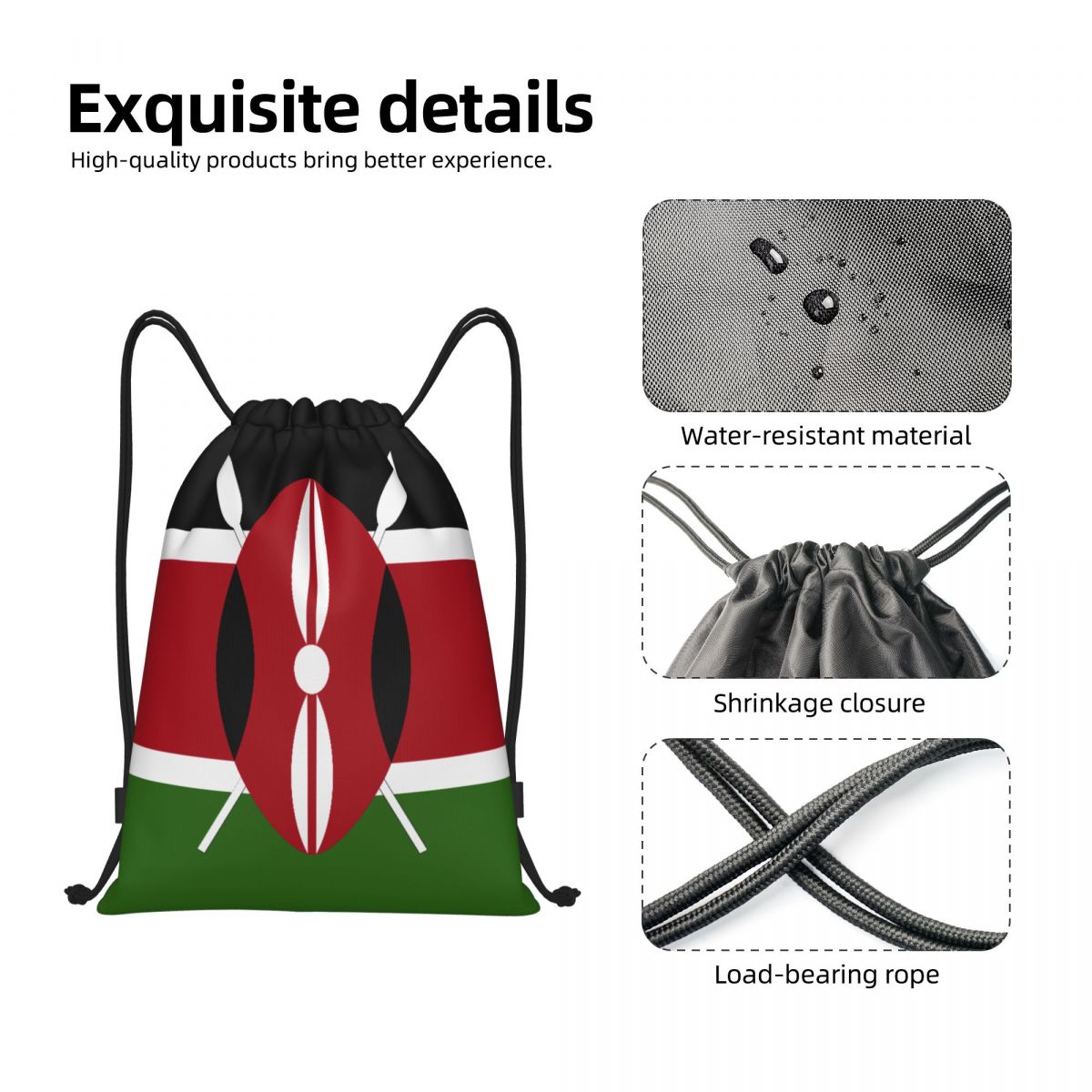 Özel Kenya Bayrağı İpli Çanta  - Women Bags Kenya incelemesi ve fiyatı