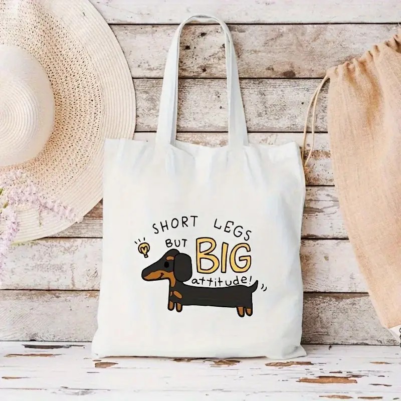 Sevimli Dachshund Komik Çanta  - Shopper Tote Canvas incelemesi ve fiyatı