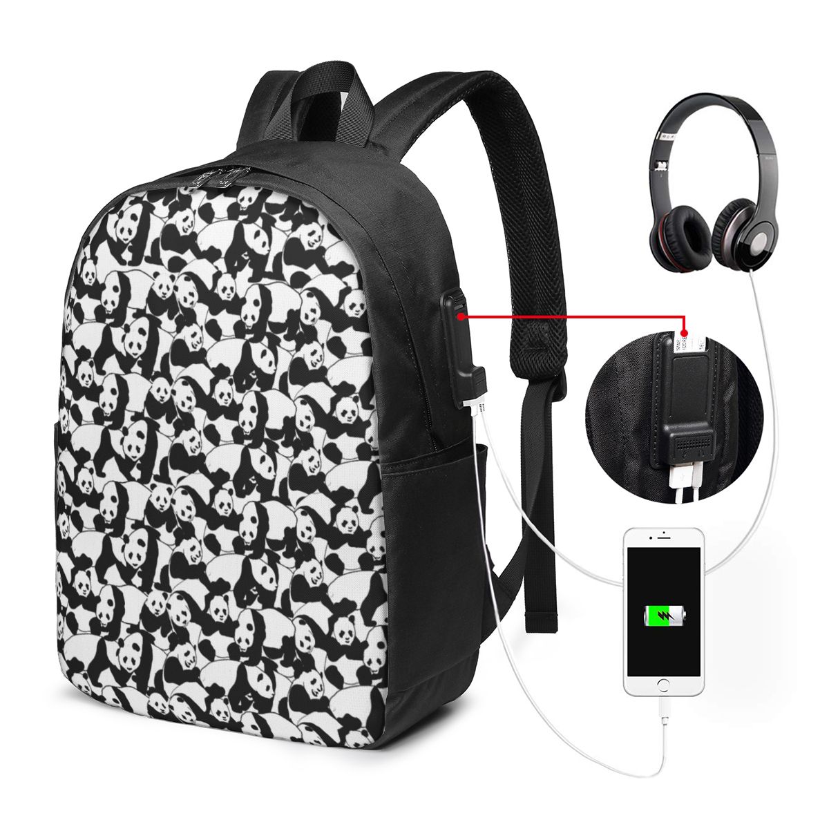 Panda Desenli Sırt Çantası Sey - Women Bags For Laptop incelemesi ve fiyatı