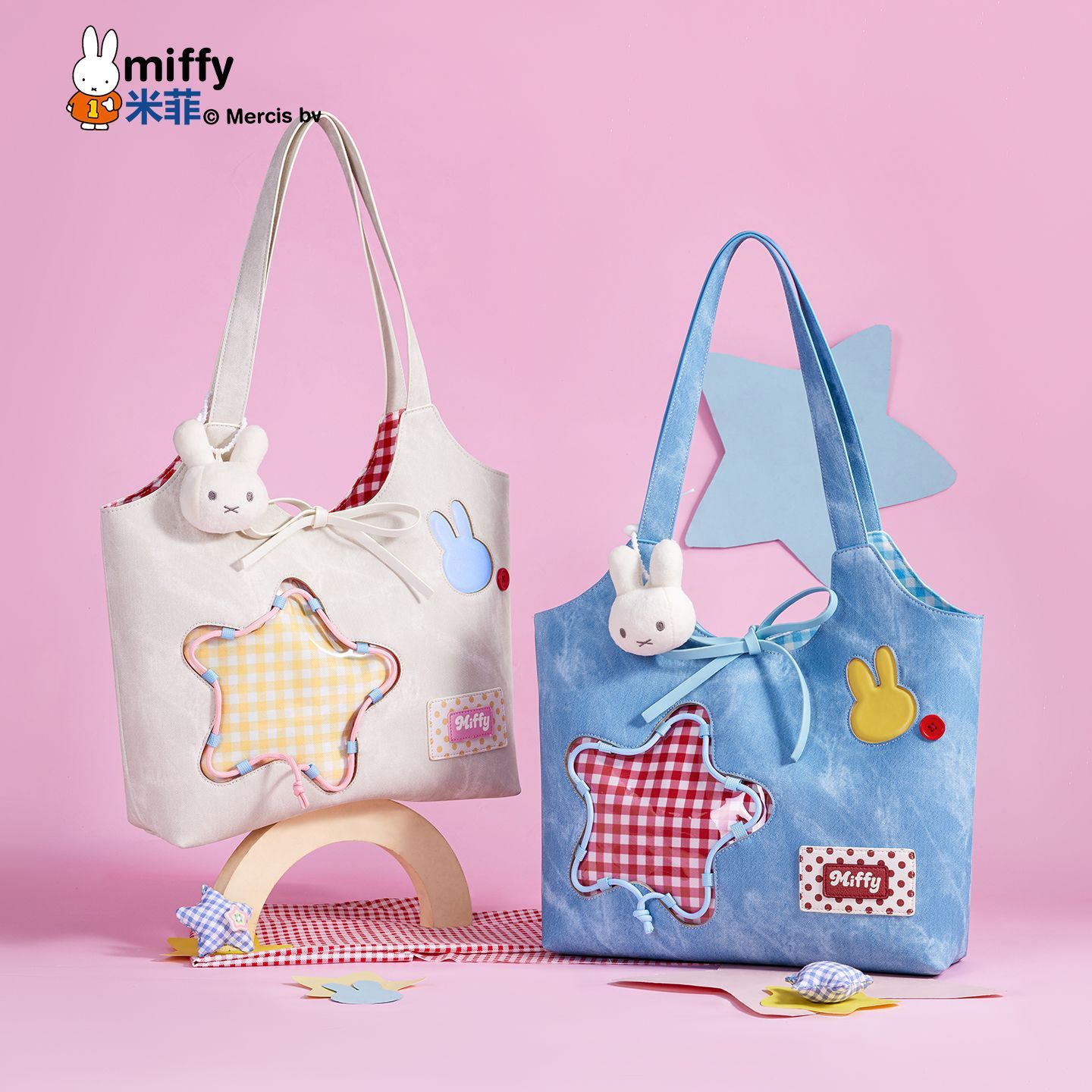 Miffy Kawaii Karikatür Lisansl - Top Handle Structured incelemesi ve fiyatı