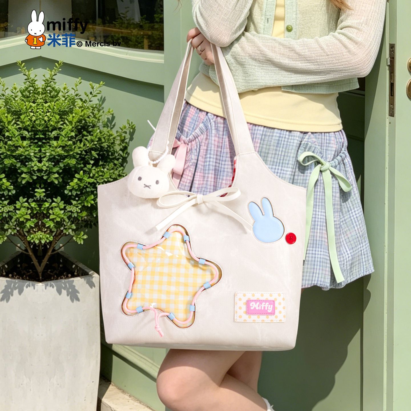 Miffy Kawaii Karikatür Lisansl - Top Handle Structured incelemesi ve fiyatı